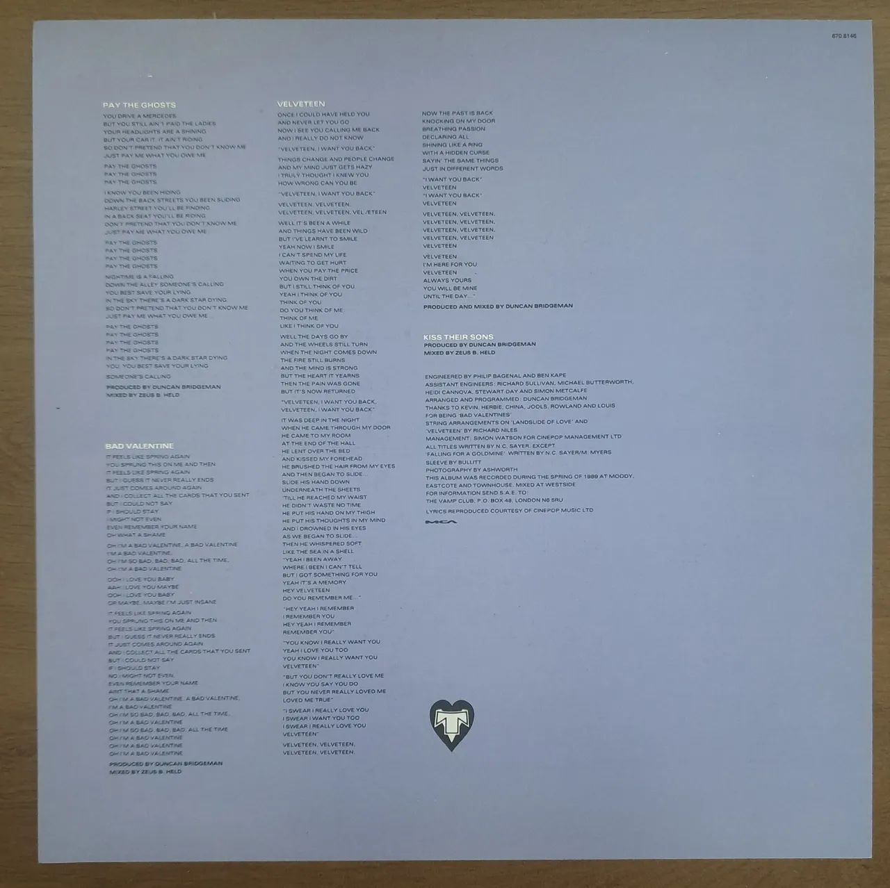 LP Transvision Vamp - Velveteen  - Foto 4