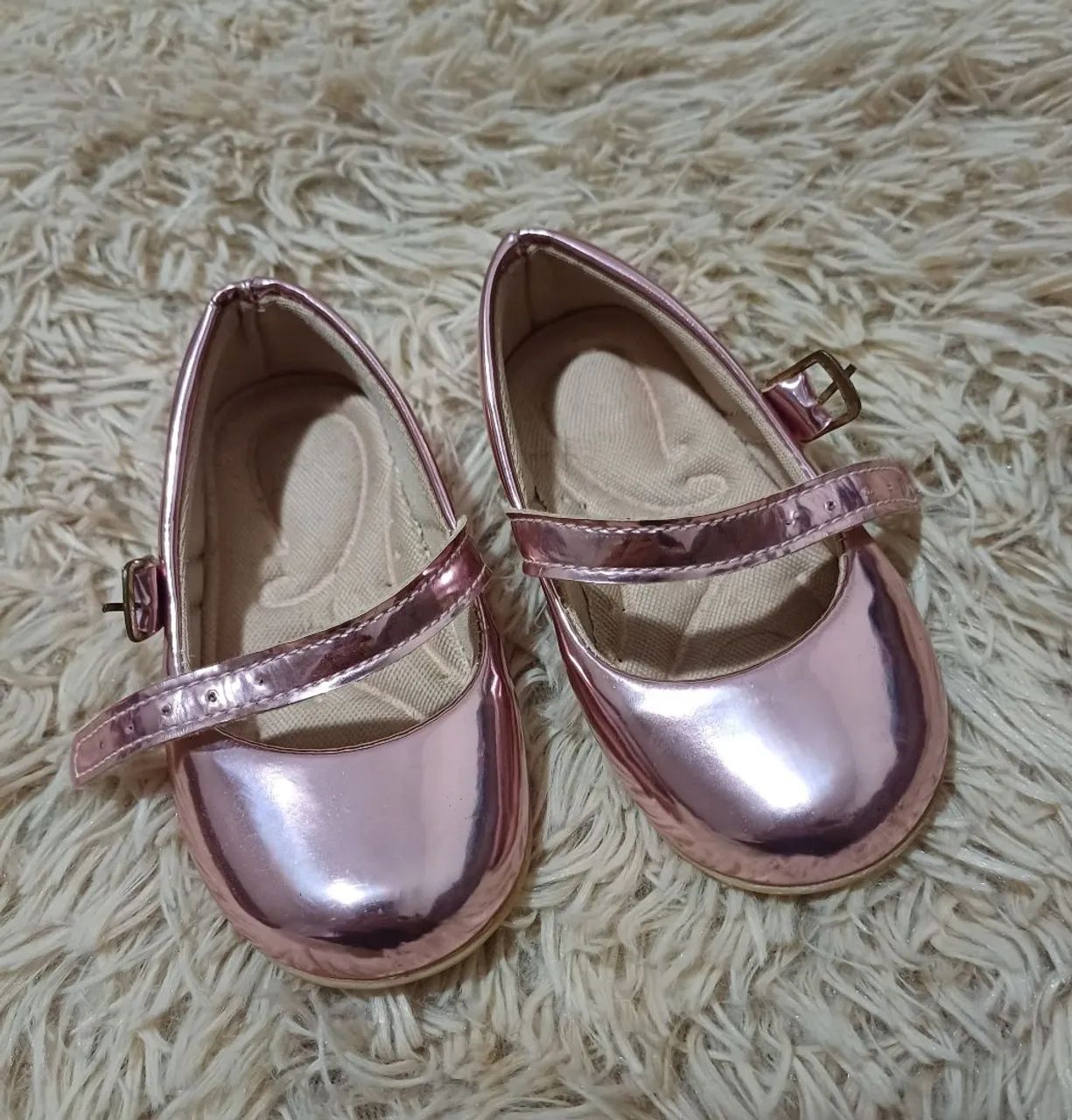 Sapatinho bebê Rosa Pérola