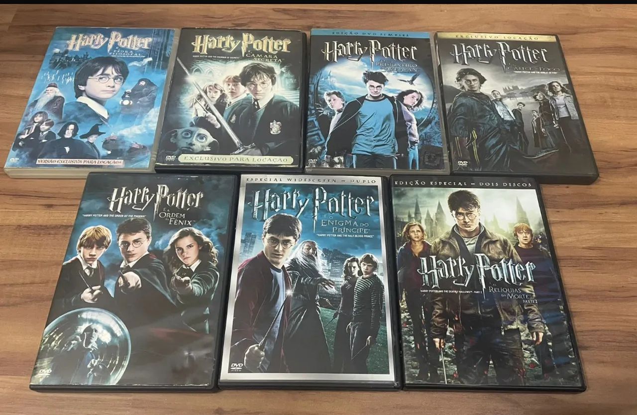 Coleção Harry Potter em DVD Original