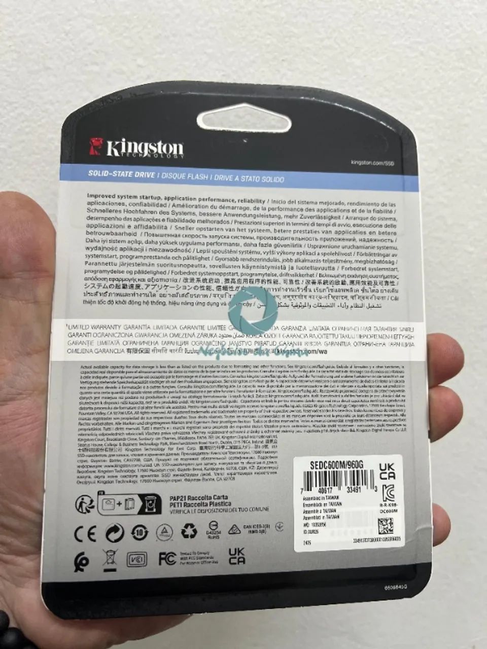 SSD 960GB Kingston para servidores - Original, novo, lacrado e com garantia de 5 anos - Foto 2