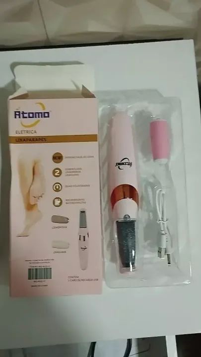 Lixador de Pé Elétrico Premium - Esfoliador Portátil com Tecnologia DERMA VAC