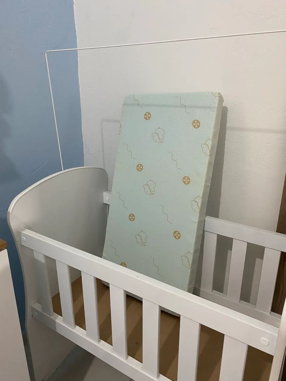 Mini Berço + Colchão + Capa Impermeável 64168524924418121