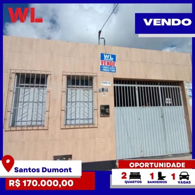 Vendo casa no Santos Dumont