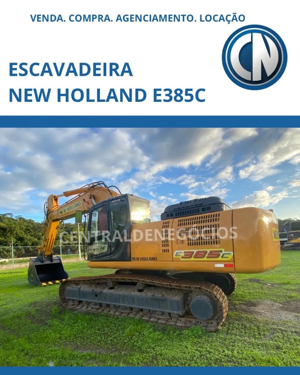 Escavadeira NEW HOLLAND E385C