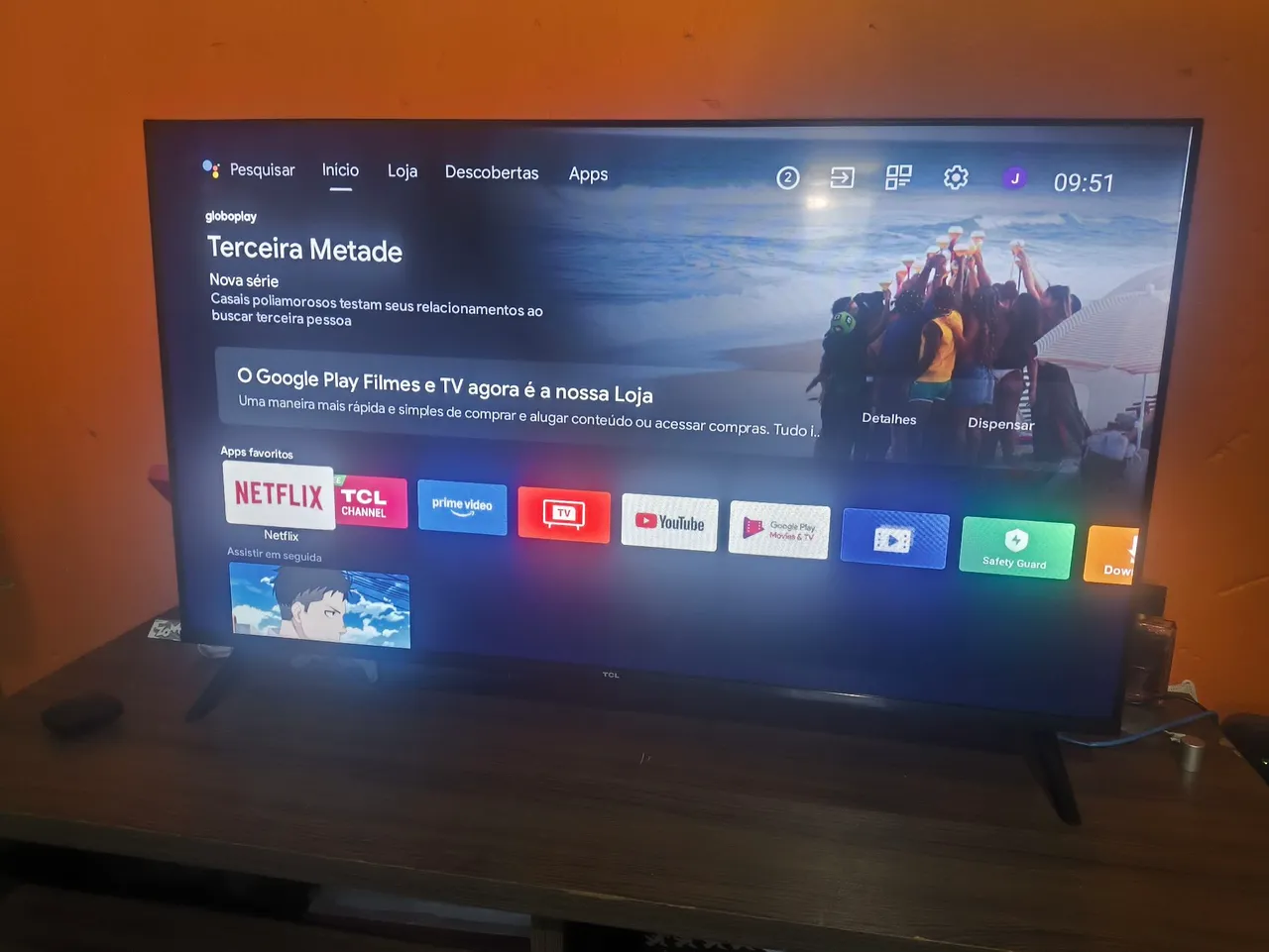 Android tv 40 polegadas