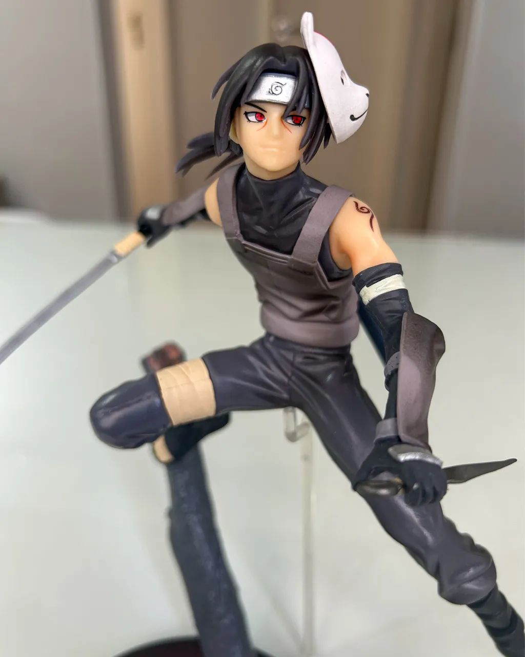 Boneco Itachi Uchiha Anbu + Quadro - Foto 2