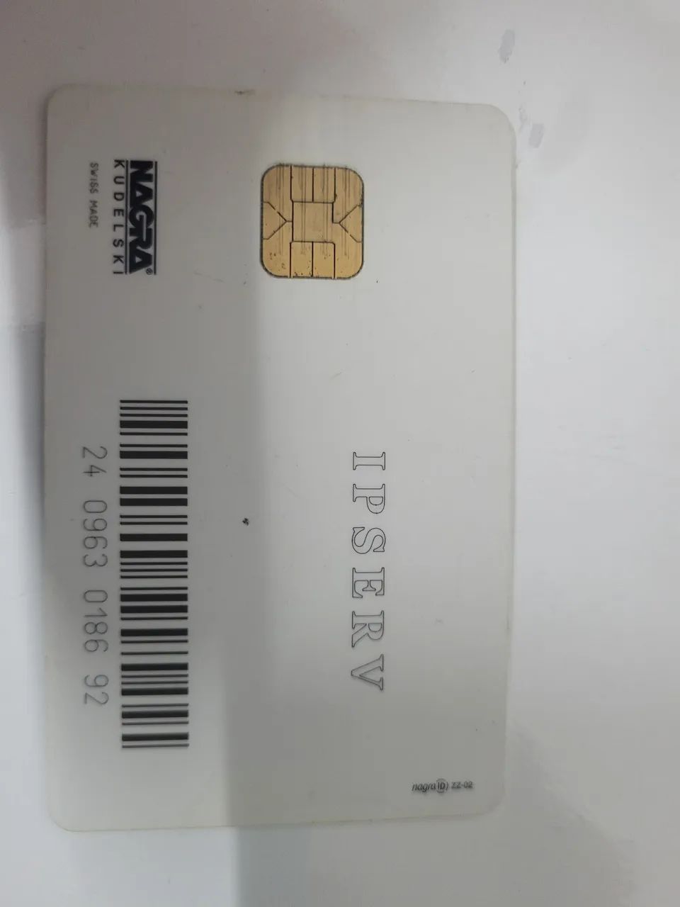 Cartão IPSERV para colecionadores