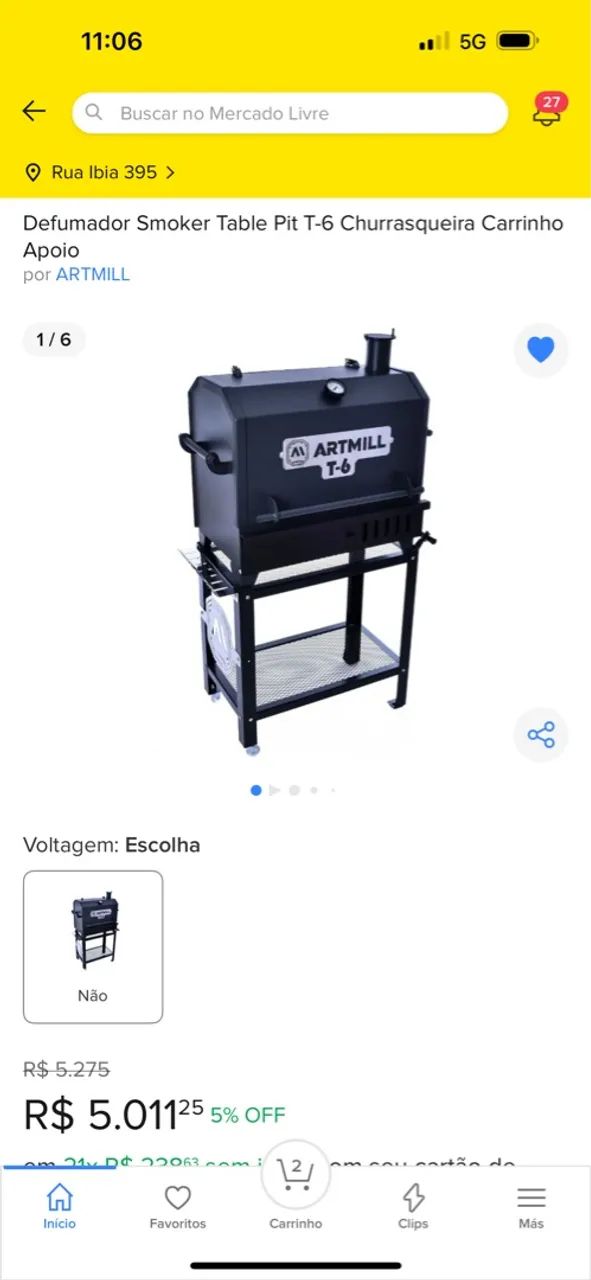 T6 TABLE PIT | SMOKER COMPACTO, CHURRASQUEIRA E FORNO 