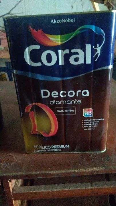 Tinta Coral Decora Diamante Semi Brilho 18l