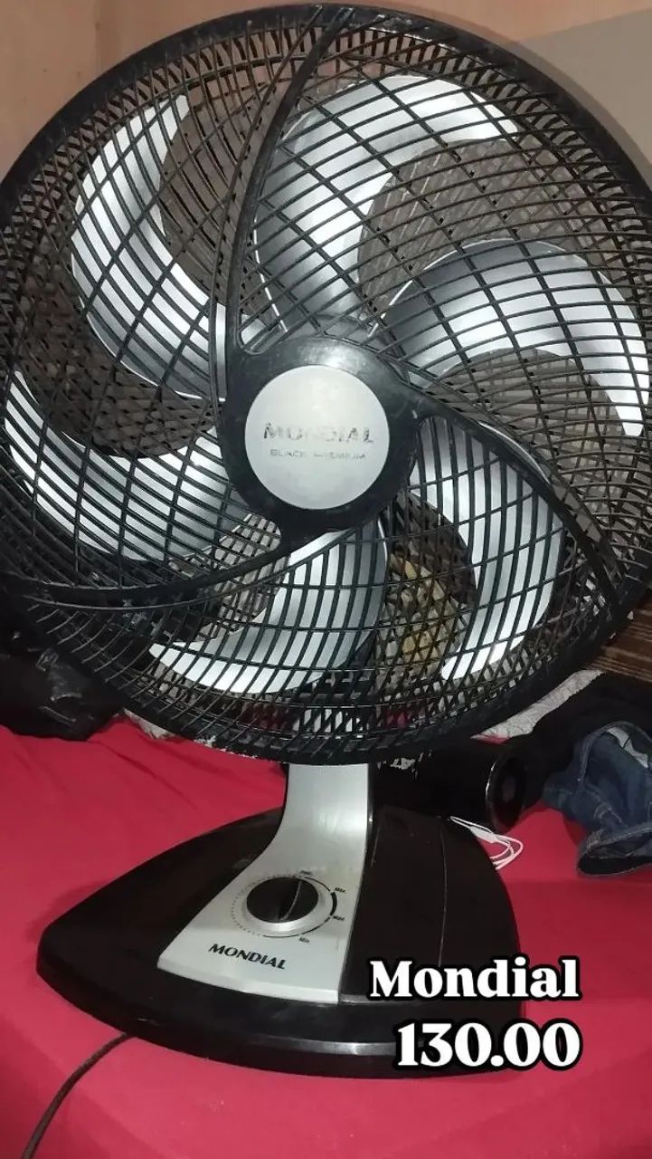 Ventilador de Mesa Mondial Black Premium