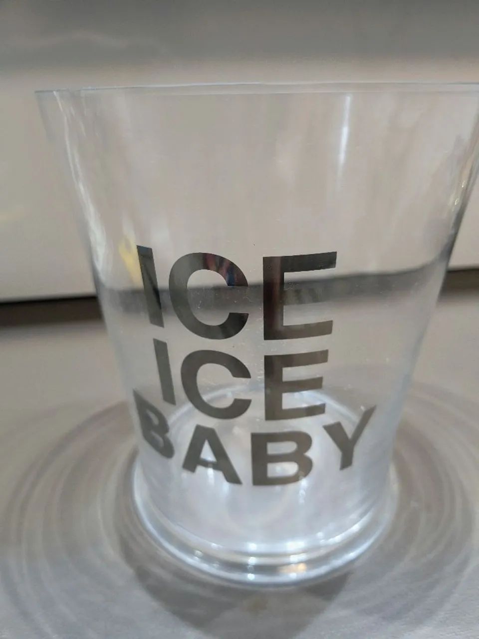 Porta-Gelo em Vidro ?ICE ICE BABY? - Moderno e Estiloso - Foto 2