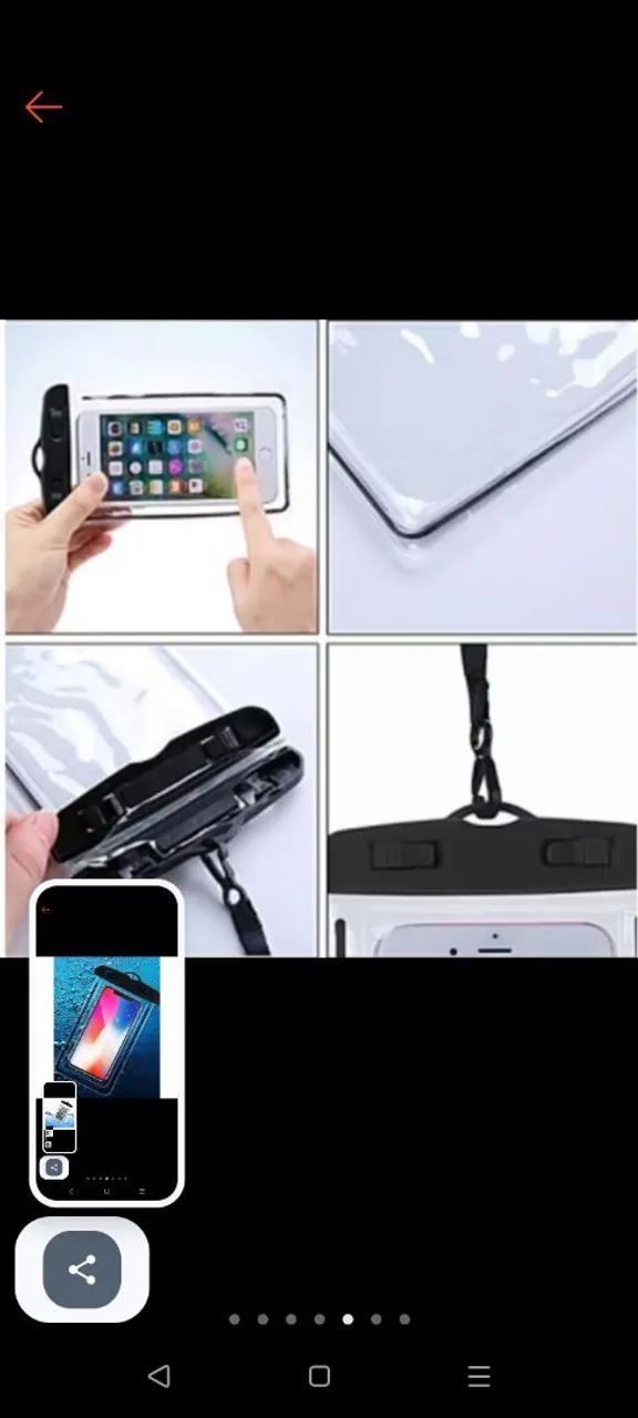 Capa de Celular Impermeável - Mergulhe sem medo! - Foto 4