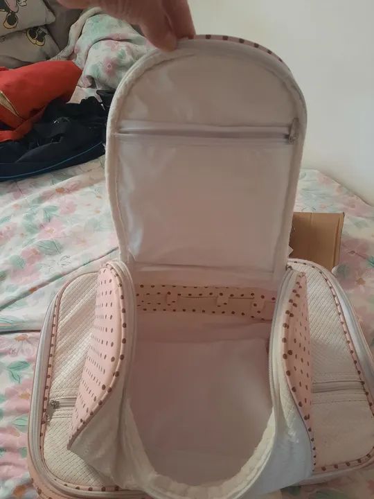 Kit de malas para bebê - Rosa com borboletas - Foto 4