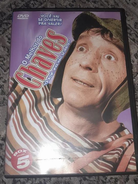DVd O Melhor do Chaves "Tá bom, mas não se irrite!"