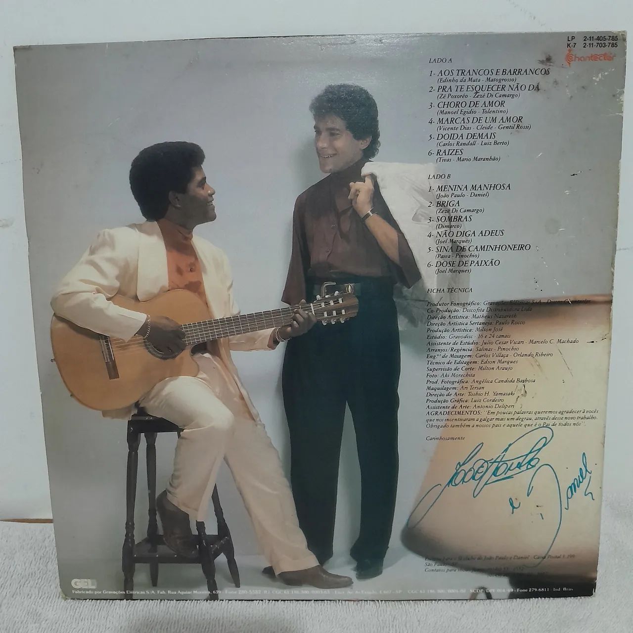 Vinil lp  João Paulo & Daniel vol 3 - Foto 2
