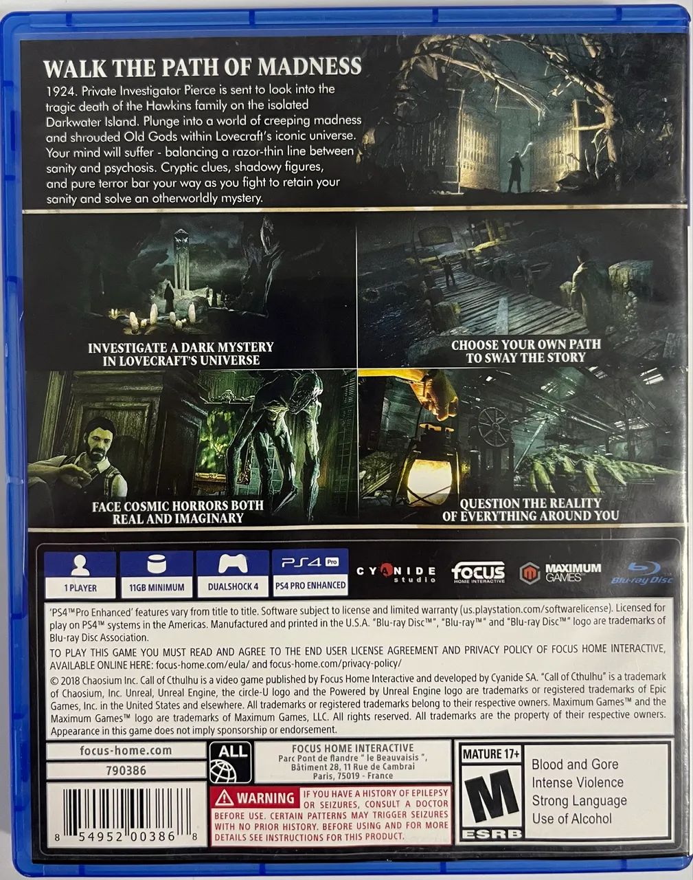 JOGO CALL OF CTHULHU - PS4 - Foto 2
