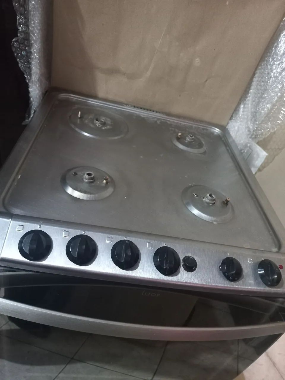 Fogão Atlas - Fogão usado - Com detalhes - 4 bocas  - Foto 2