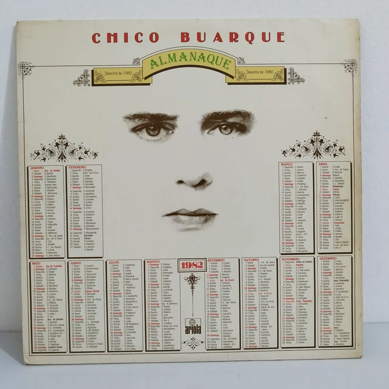 Disco Vinil LP - Chico Buarque / Almanaque 1982