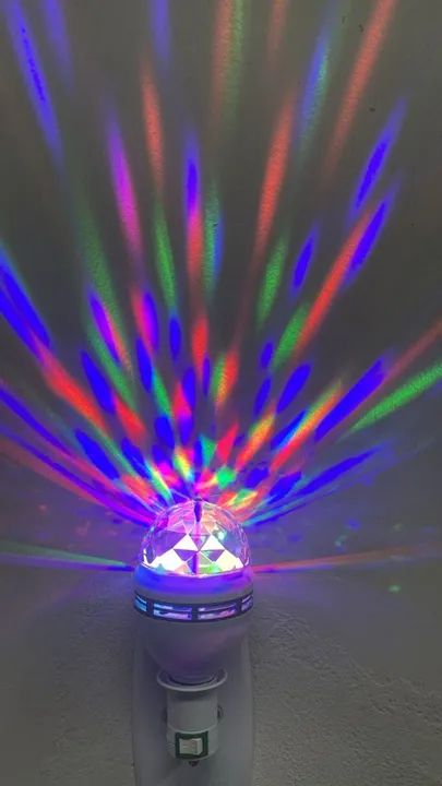 Lâmpada Giratória de LED para Festa- Unidade  - Foto 4