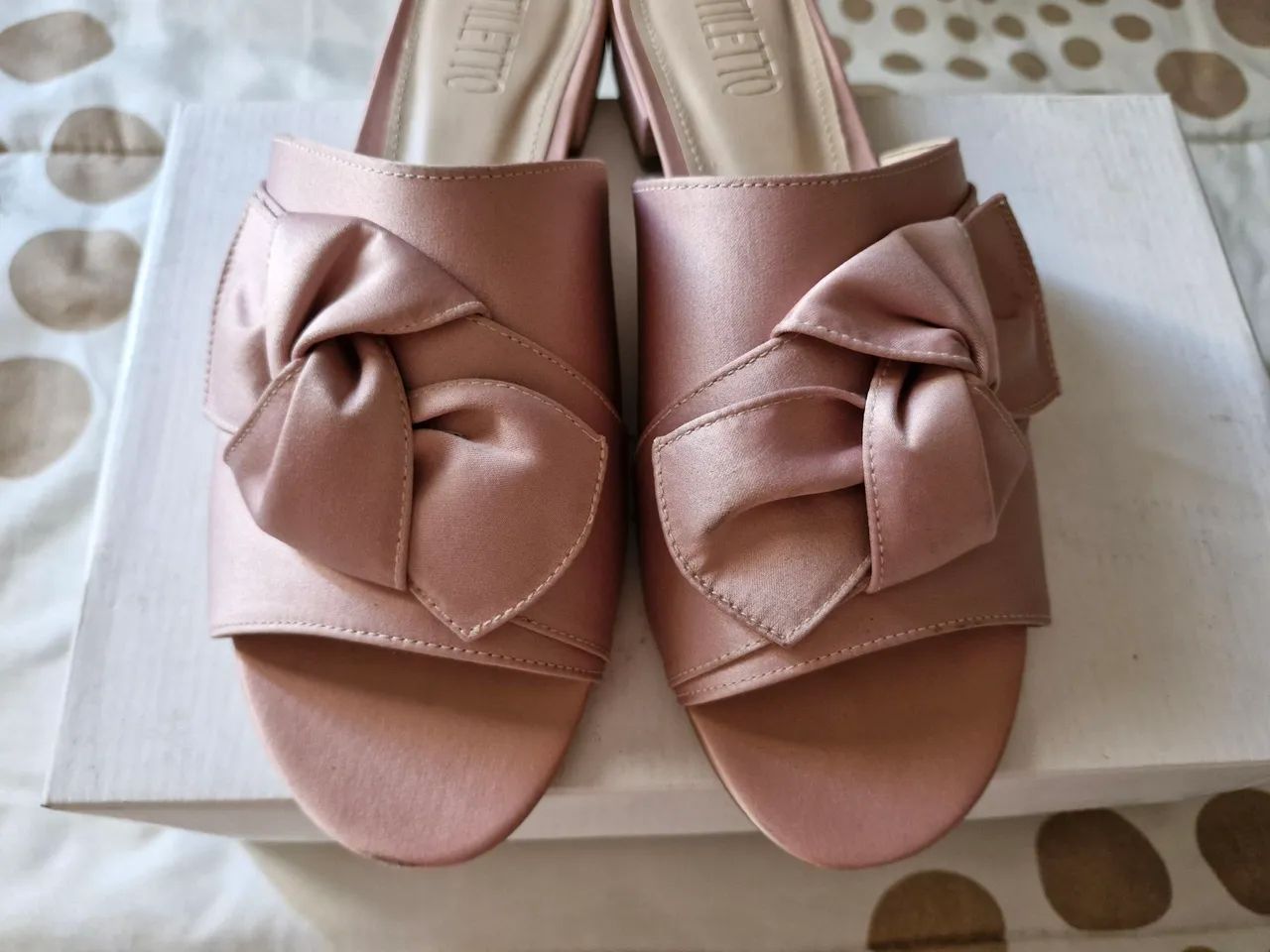 Sandalia Stiletto semi nova - Foto 4