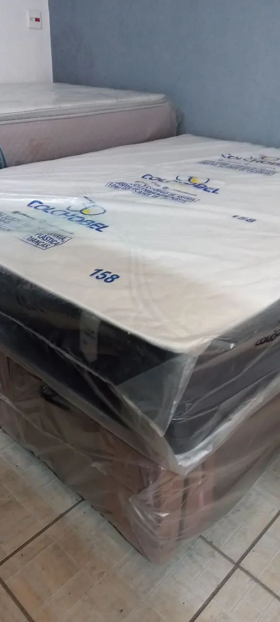 Cama box Queen molas ensacadas  - Foto 4
