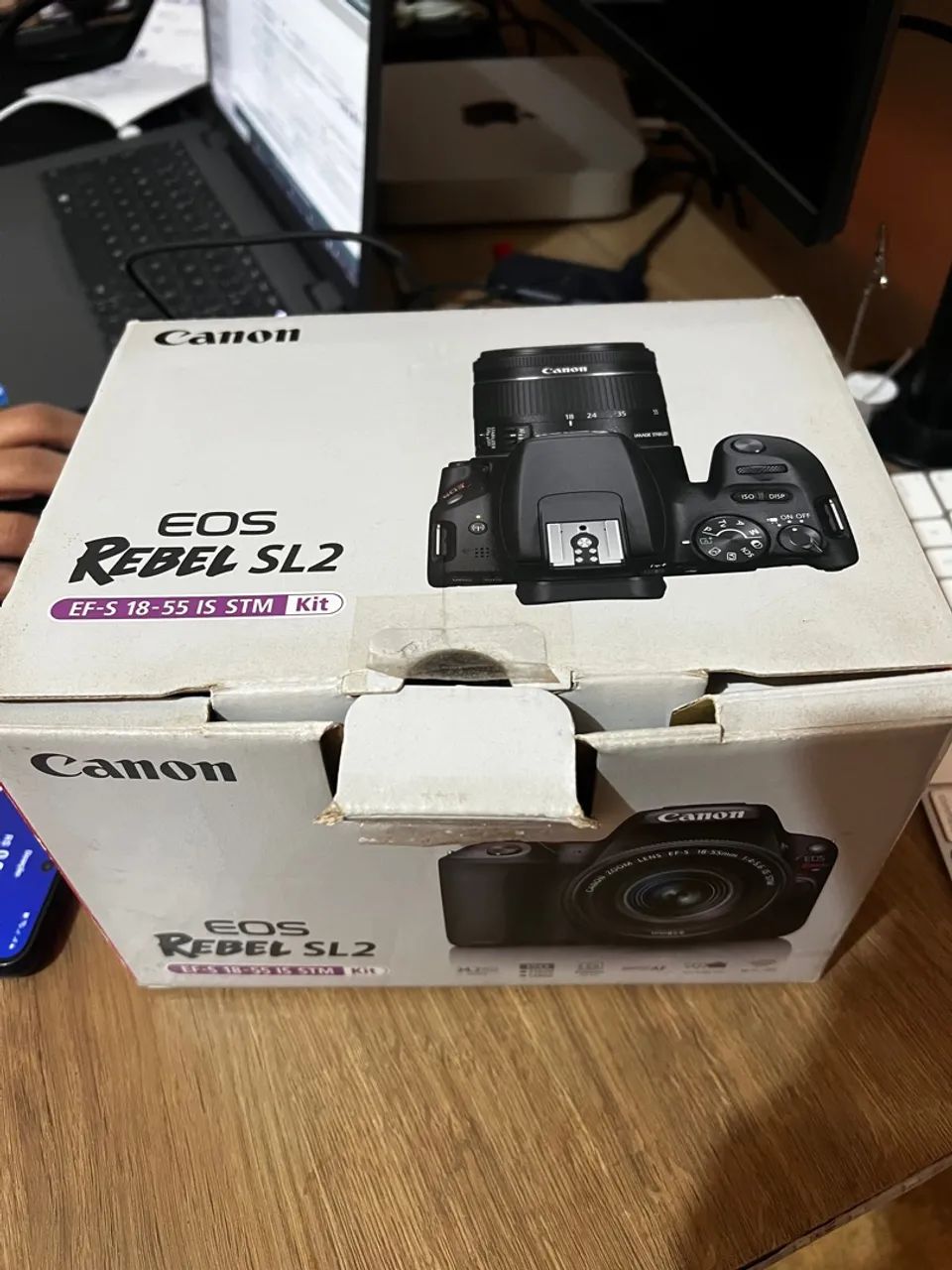 Câmera Canon EOS Rebel SL2 - Kit EF-S 18-55
