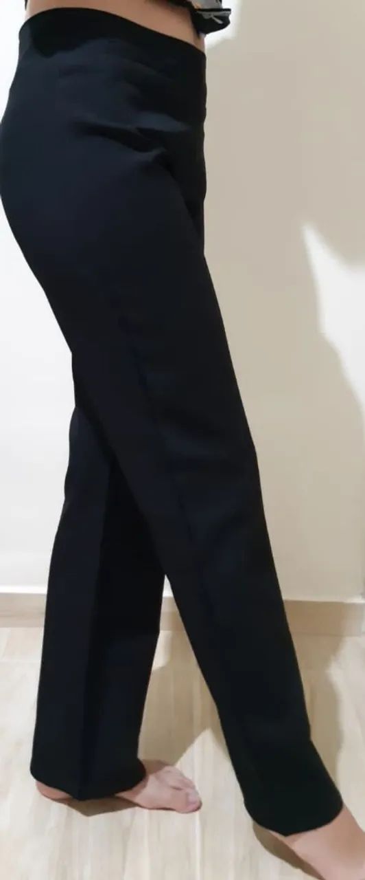 CALÇA SOCIAL PRETA FEMININA - Foto 4