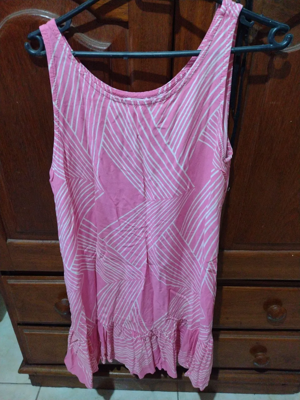 Vestido Rosa Estampado