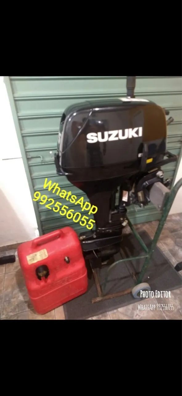 Motor de popa suzuki 15 hp usado completo  - Foto 2