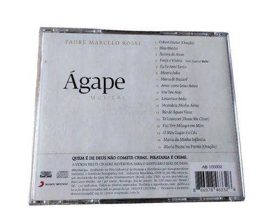 CD Padre Marcelo Rossi Agape 2011 Sony Music Religioso - Foto 5
