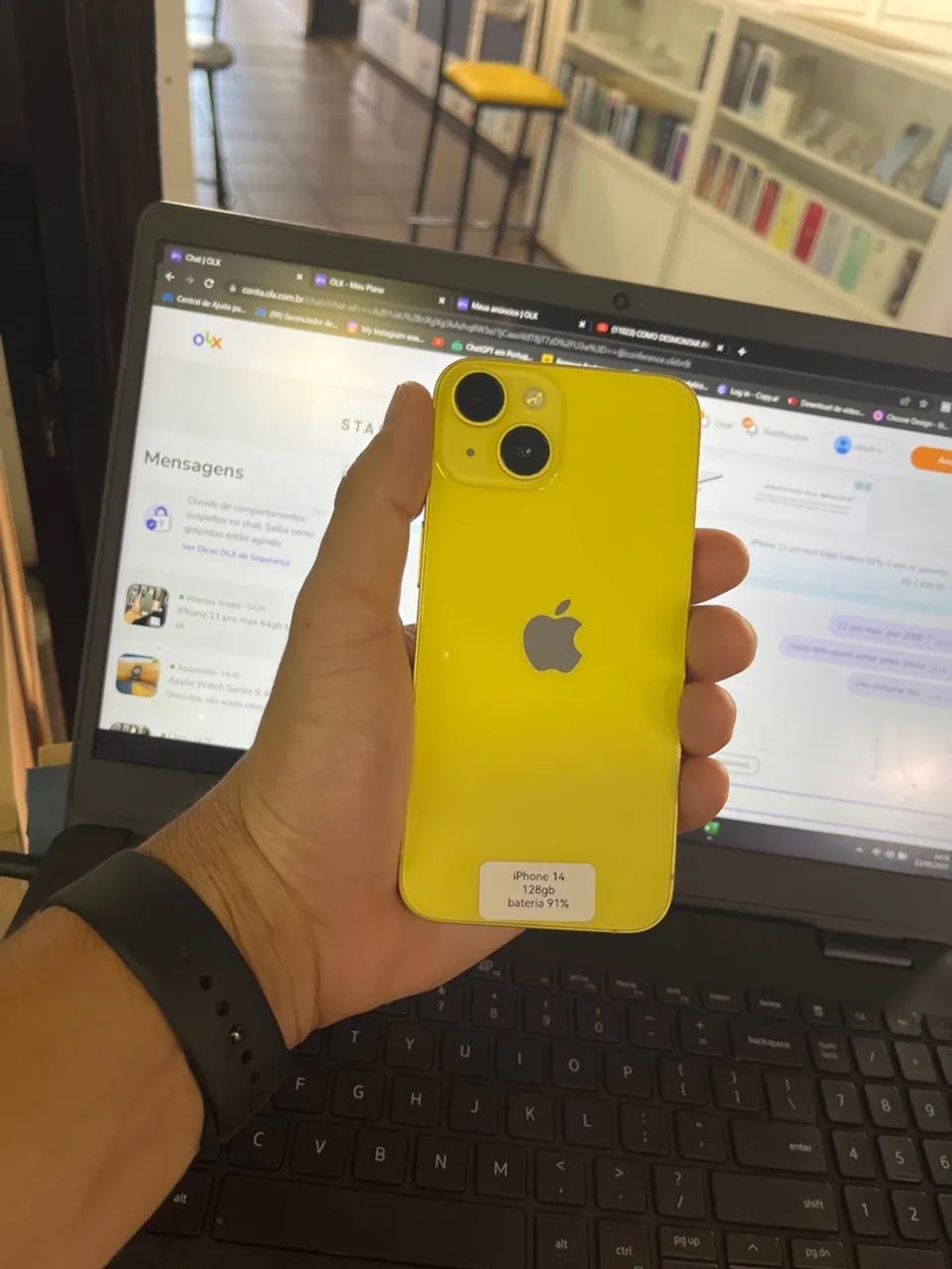 iPhone 14 128gb , mais novo do df ,1 ano de garantia pela nossa loja 