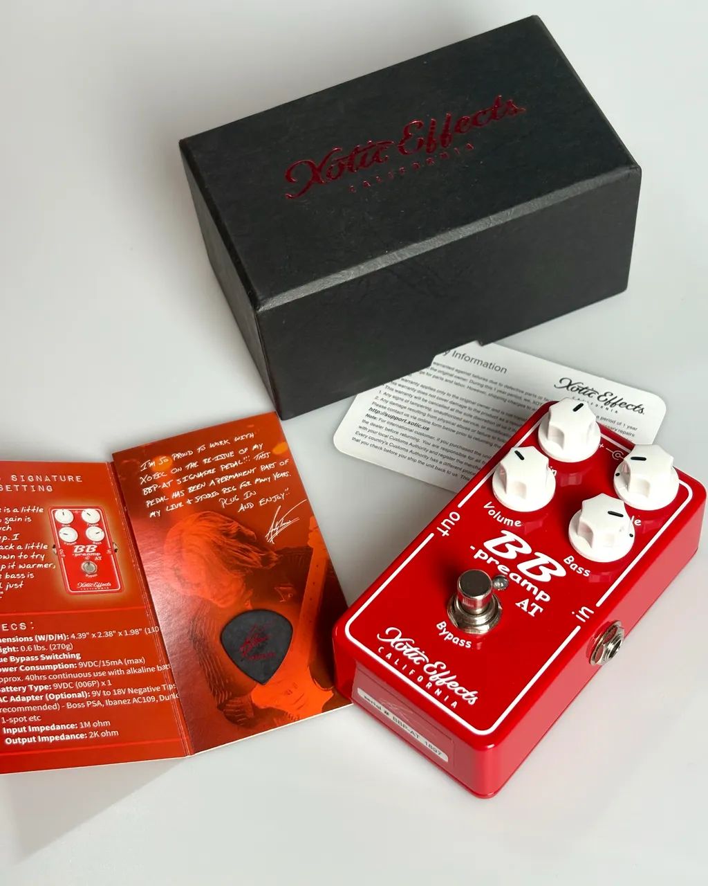 XOTIC BB Preamp-AT Andy Timmons 限定版 Pedal Xotic BB Preamp AT - Andy Timmons - Instrumentos musicais