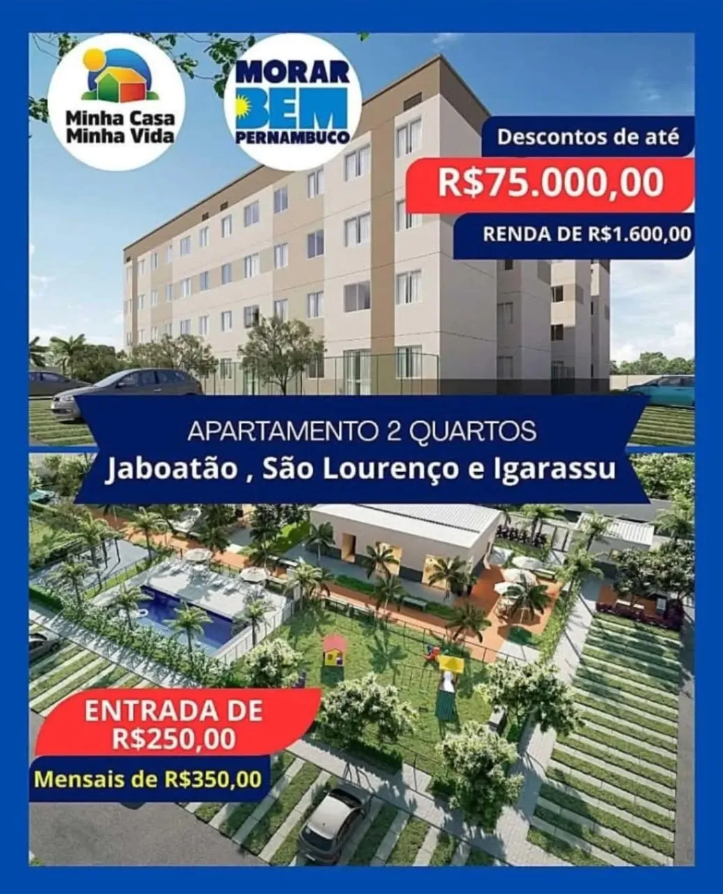 MINHA CASA MI HA VIDA & MORAR BEM - Santa Luzia - Igarassu - PE