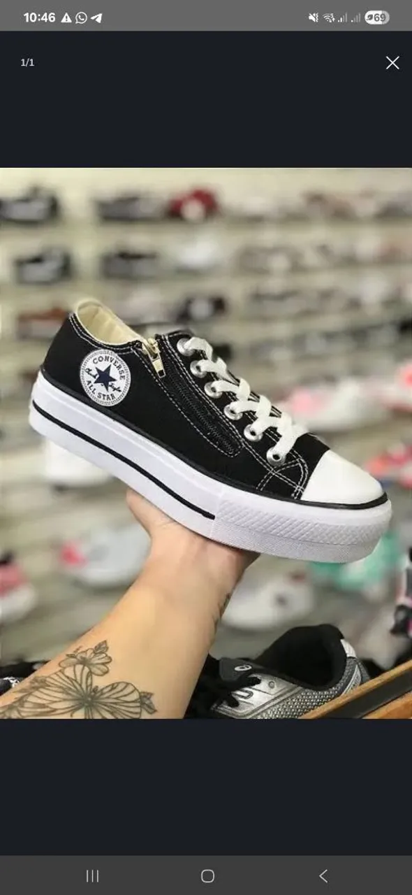 Promoção All Star com zíper n°38