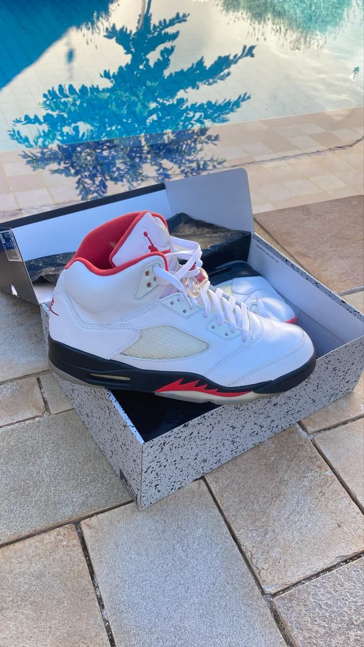 Nike Air Jordan 5 Fire Red - Calçados - Gleba Fazenda Palhano