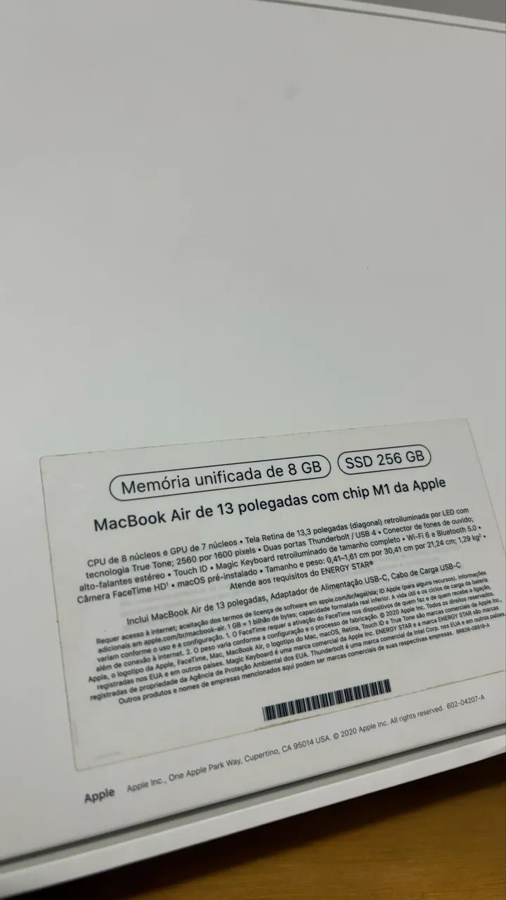 Macbook Air M1 13
