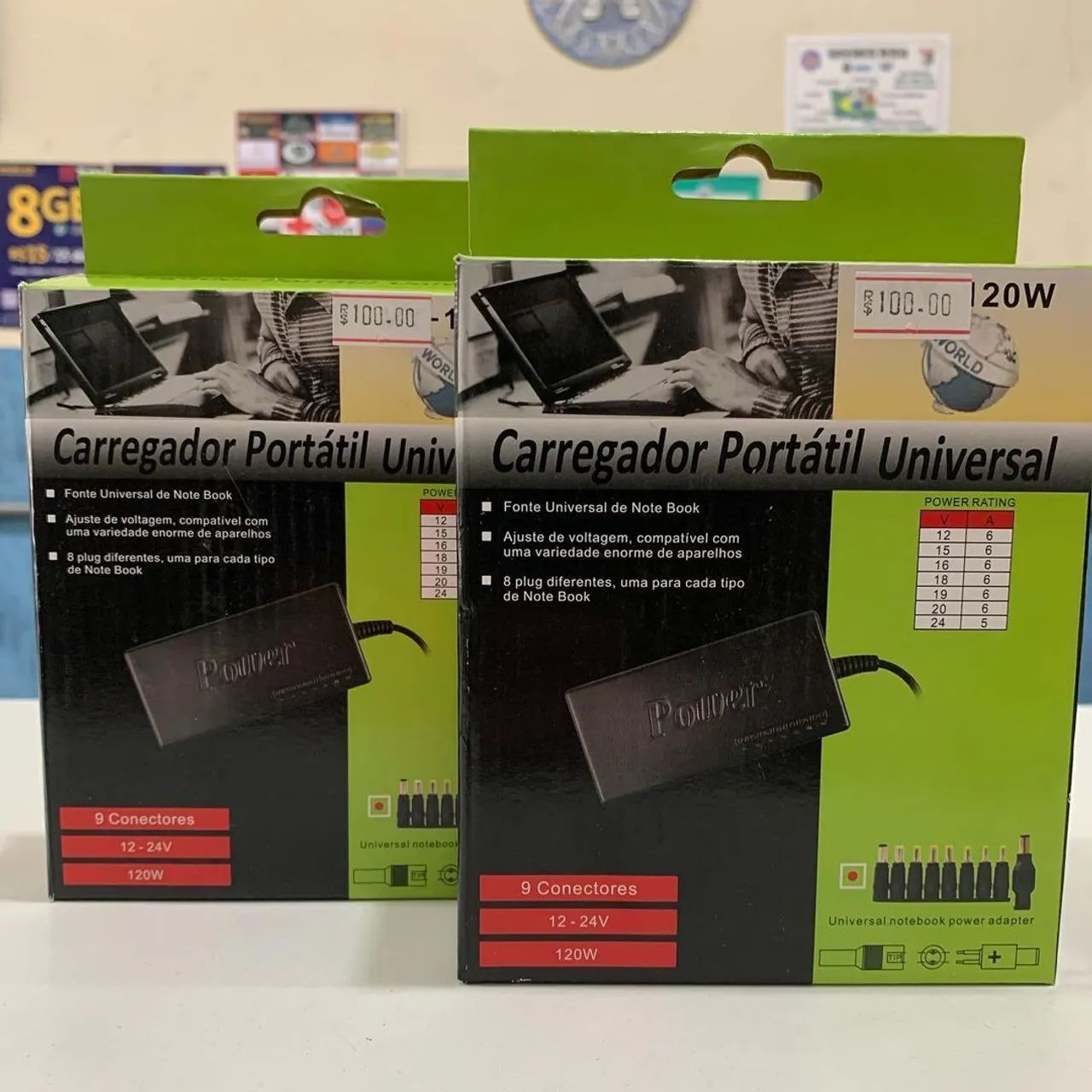Fonte para notebook Universal novos com garantia 