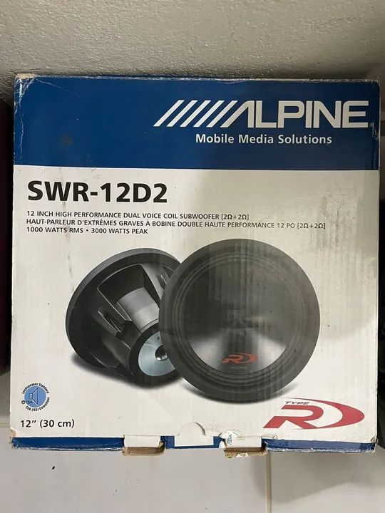 Micro Bypass Alpine Alpine Type R 12 Inch Subwoofer Alpine SWR