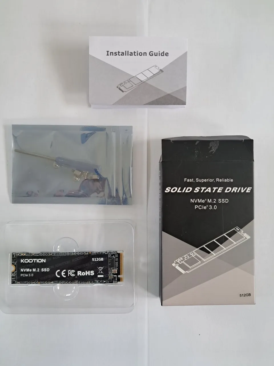 SSD NVMe M.2 512GB KOOTION PCIe 3.0