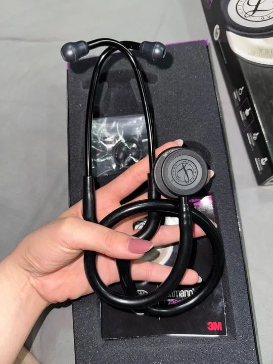 Estetoscópio Littmann Classic III Preto - Foto 2