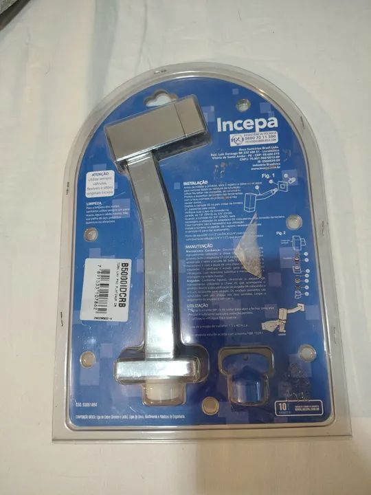 TORNEIRA PARA LAVATORIO DE PAREDE PLATINUM CROMADO INCEPA. - Foto 2