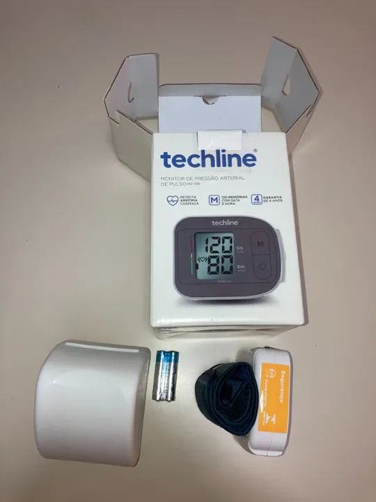Monitor de pressão Techline auto pulso KD 738 - Novo - Nunca utilizado - Foto 3