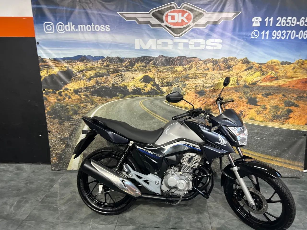 HONDA CG 160 FAN 2023 PRATA