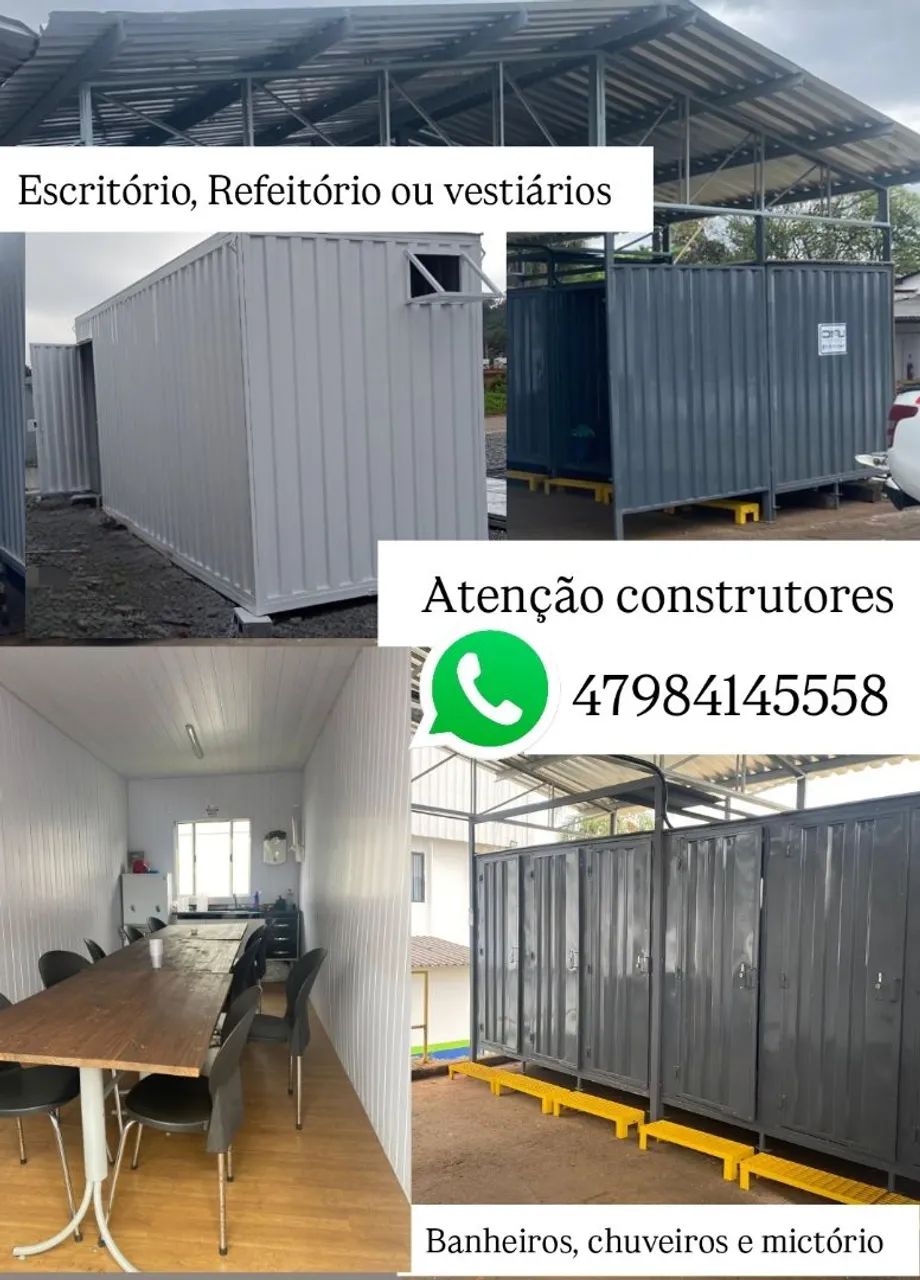 Canteiro de obra átrio desmontável  - Foto 3