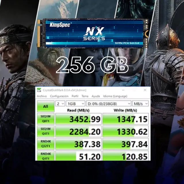 SSD M.2 NVMe 256GB  - Foto 2