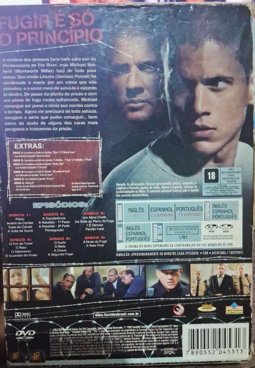 6 Dvd's Primeira Temporada completa - Prision Break - Foto 3
