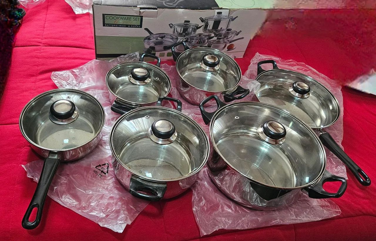 Conjunto de Panelas de Inox