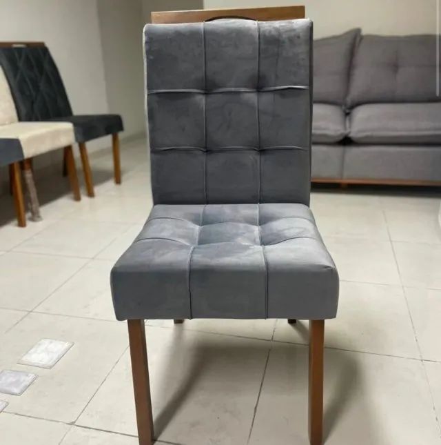 Conjunto Mesa e 6 Cadeiras Canelgrafis 160 cm - Foto 2