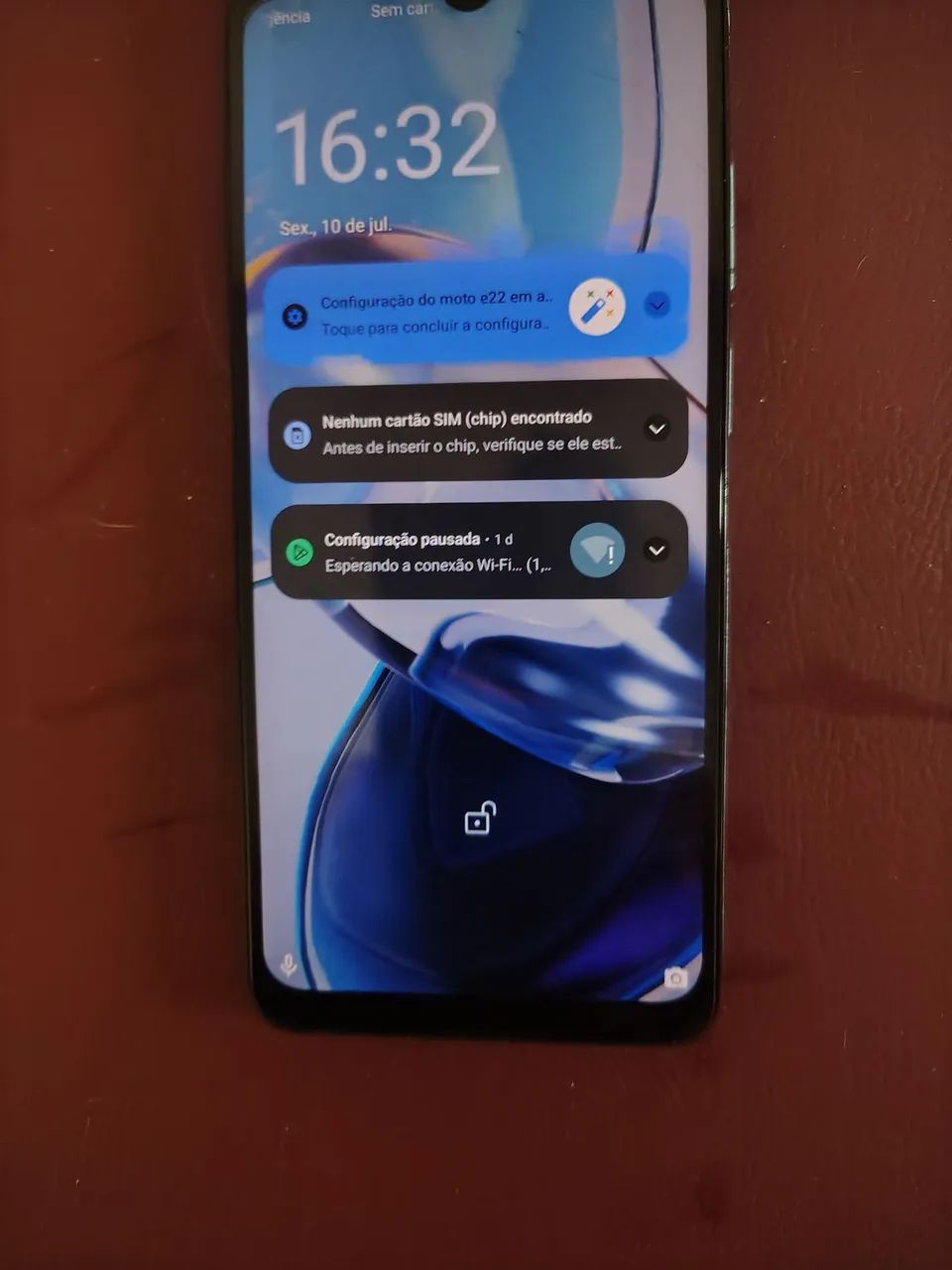 Moto É 22 com trinco mais funcionando perfeitamente  - Foto 3