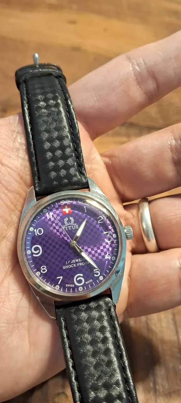 Relógio automático vintage Citizen Technos Titus Jupiter e Sandoz - Foto 5